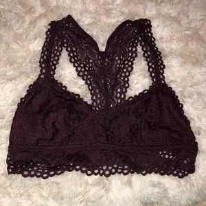 Burgundy Aerie Bralette